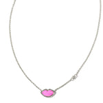 Kendra Scott Lips Pendant Necklaces in Hot Pink Mother - of - Pearl - Juli's Wearable Art