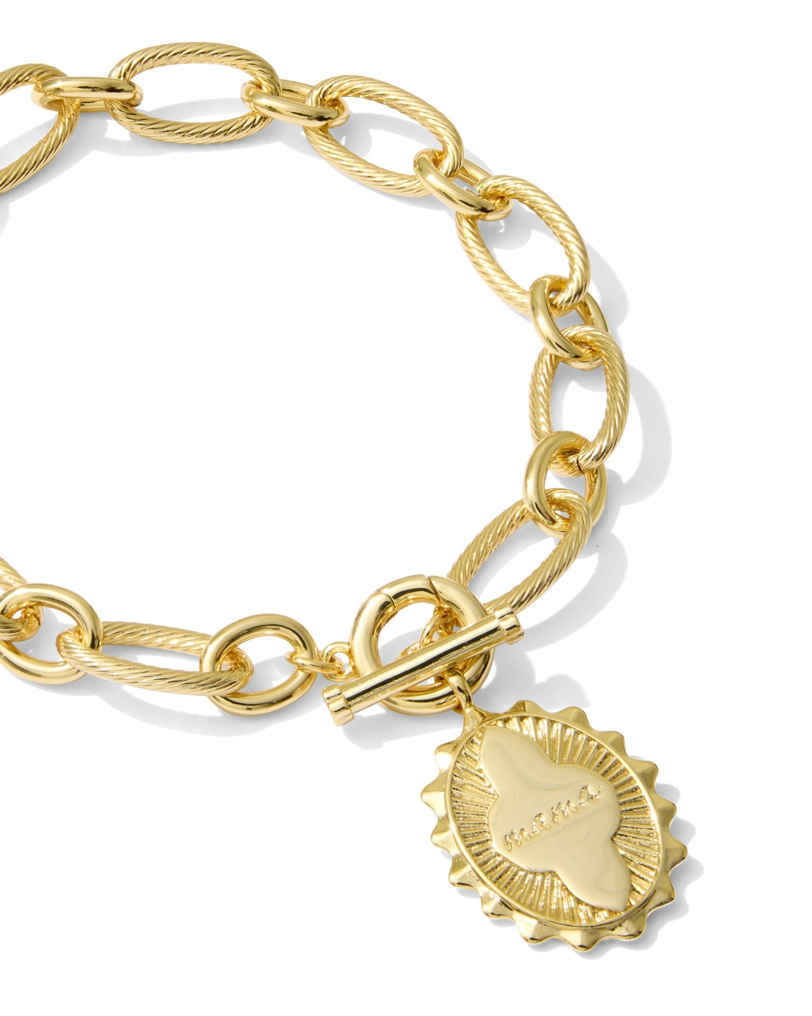 Kendra Scott Mama Link and Chain Bracelet | Gold