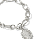 Kendra Scott Mama Link and Chain Bracelet | Silver - Juli's Wearable Art