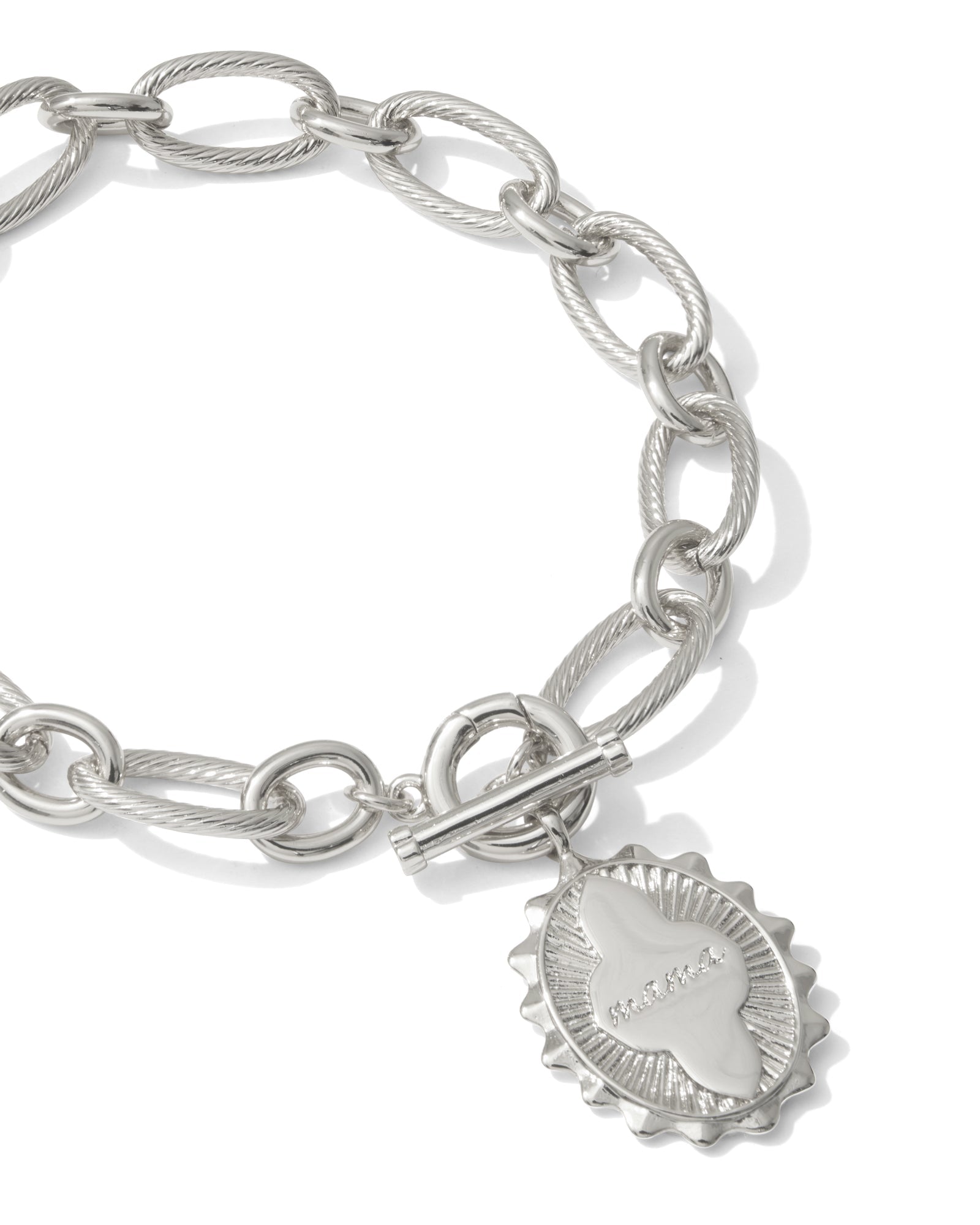 Kendra Scott Mama Link and Chain Bracelet | Silver - Juli's Wearable Art