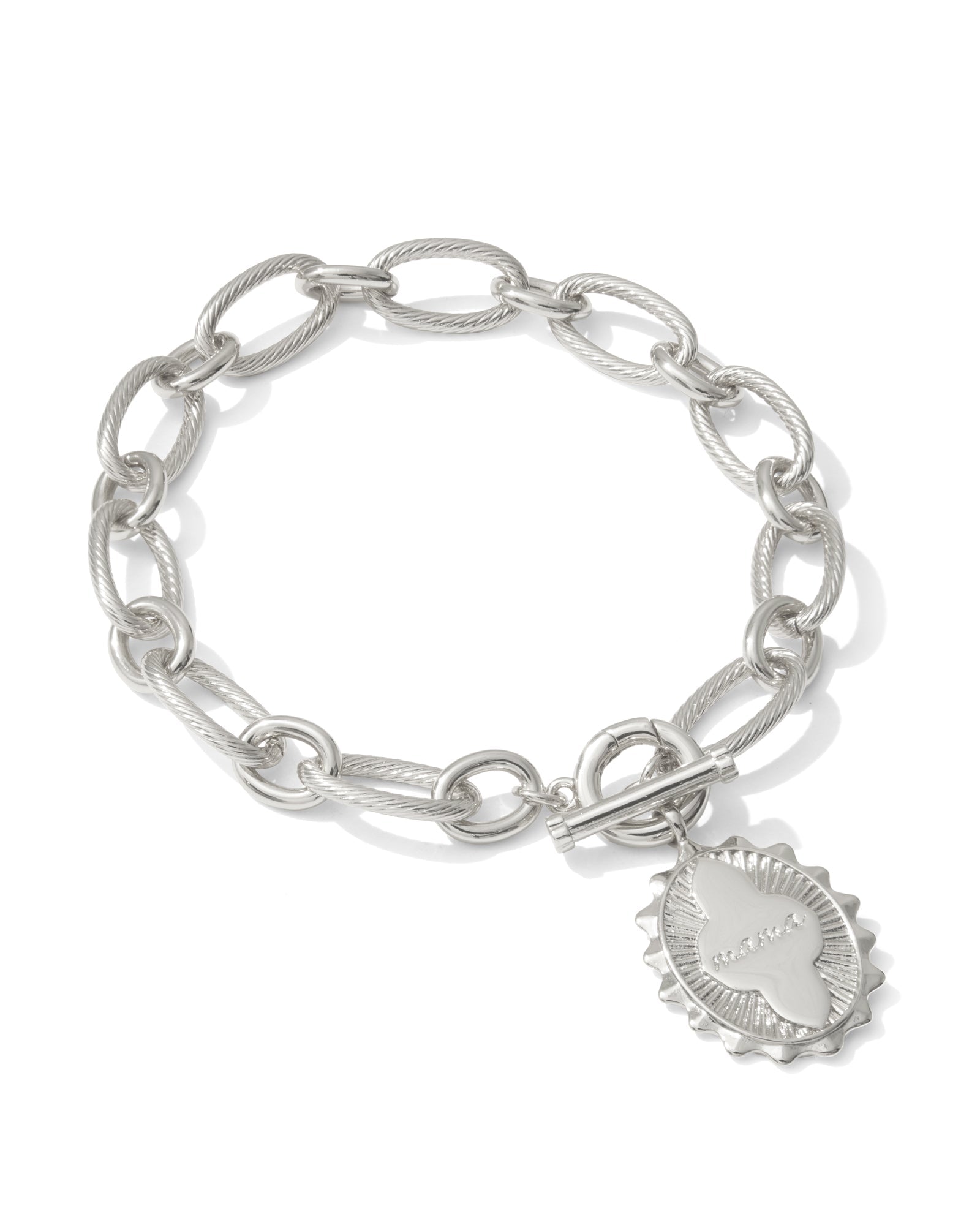Kendra Scott Mama Link and Chain Bracelet | Silver - Juli's Wearable Art