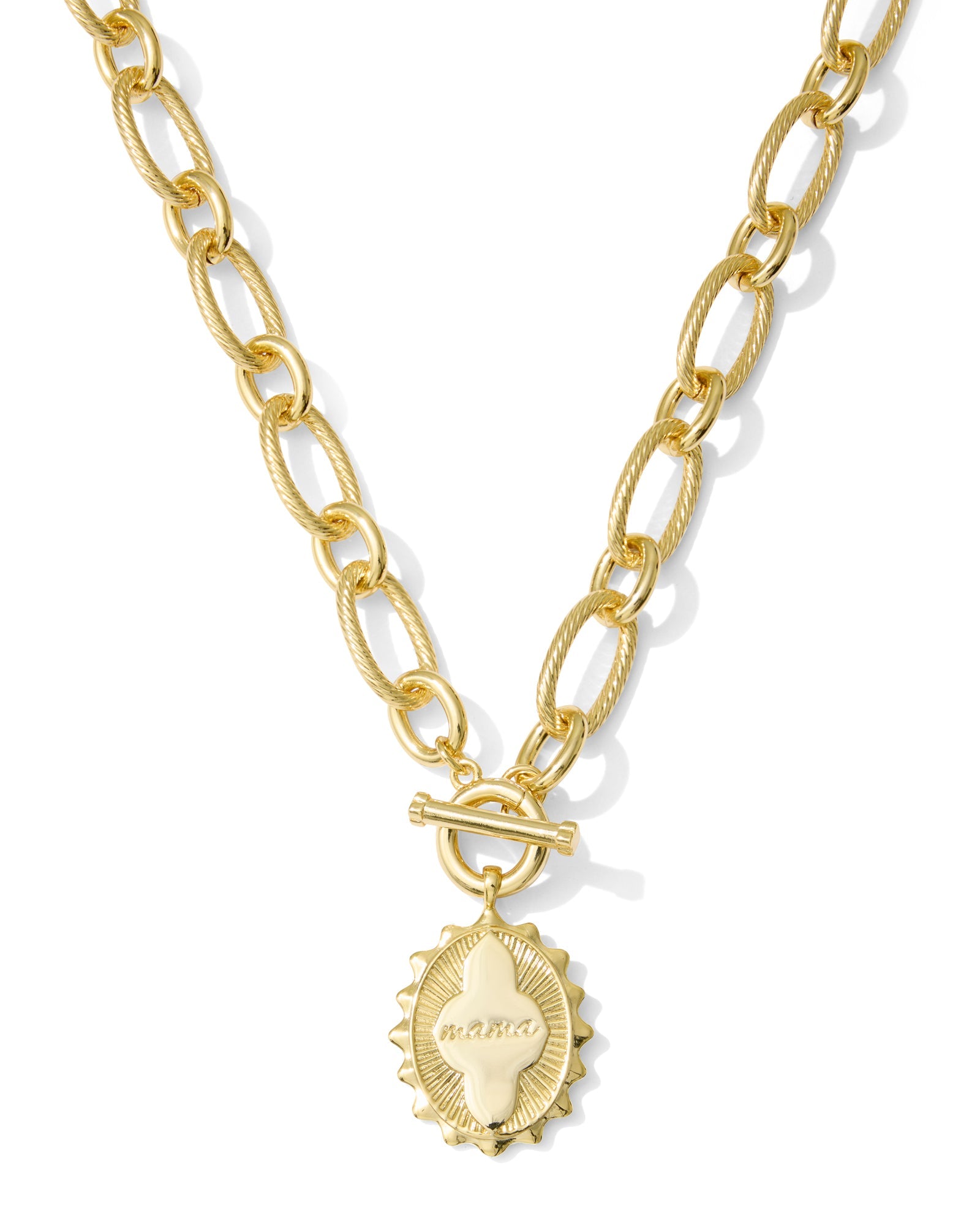 Kendra Scott Mama Link and Chain Necklace | Gold - Juli's Wearable Art