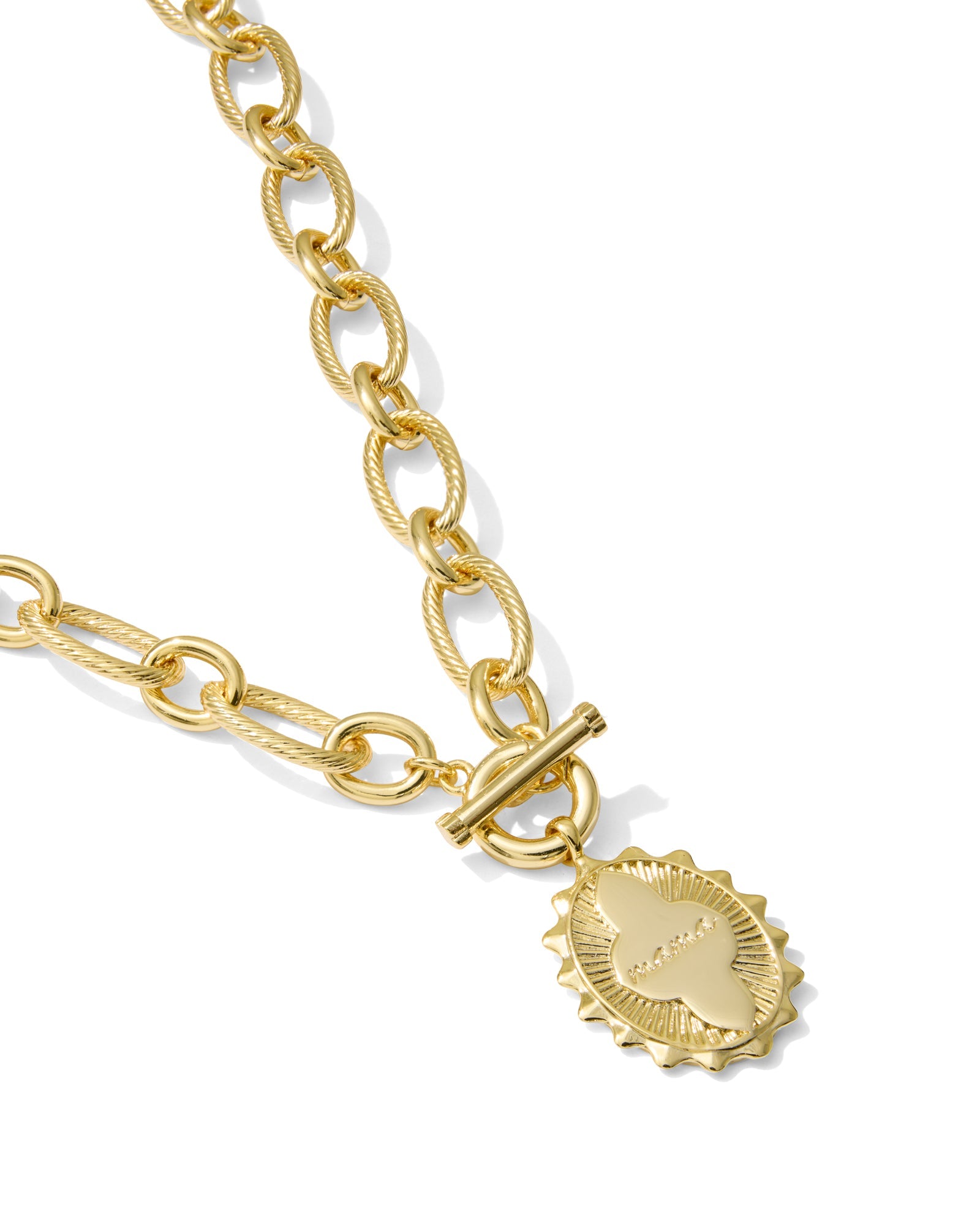 Kendra Scott Mama Link and Chain Necklace | Gold