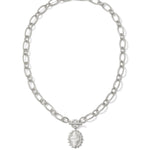 Kendra Scott Mama Link and Chain Necklace | Silver - Juli's Wearable Art