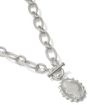 Kendra Scott Mama Link and Chain Necklace | Silver - Juli's Wearable Art
