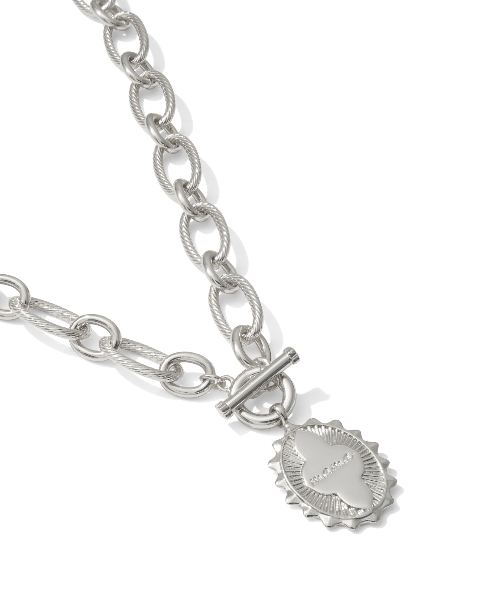 Kendra Scott Mama Link and Chain Necklace | Silver - Juli's Wearable Art