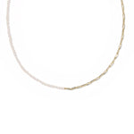 Kendra Scott Markie Half Chain Necklace | Gold | Freshwater Pearl - Juli's Wearable Art
