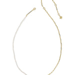 Kendra Scott Markie Half Chain Necklace | Gold | Freshwater Pearl - Juli's Wearable Art