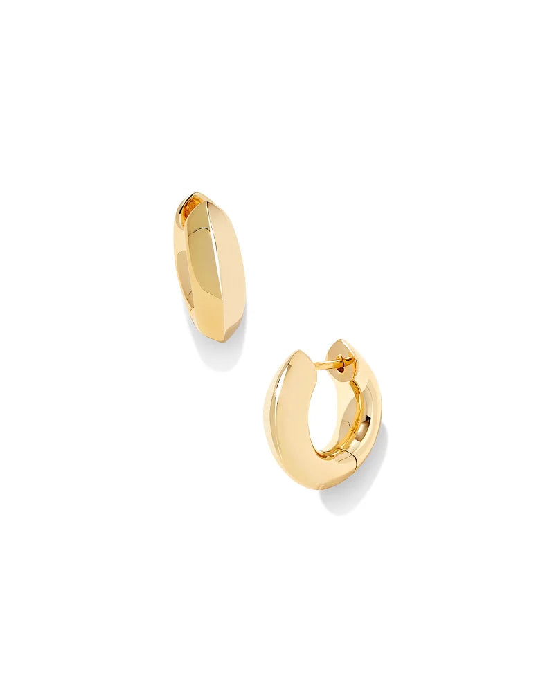 Kendra Scott Mikki Metal Huggie Earrings