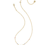 Kendra Scott Mini Cassidy Short Pendant Necklace | Gold | Red Illusion - Juli's Wearable Art
