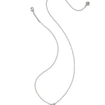 Kendra Scott Mini Elisa Dira Necklace | Silver | Green Lab Grown Opal - Juli's Wearable Art