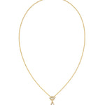Kendra Scott Mini Elisa Toggle Short Pendant Necklace | Gold | Ivory Mother of Pearl - Juli's Wearable Art