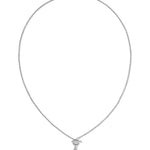 Kendra Scott Mini Elisa Toggle Short Pendant Necklace | Silver | Ivory Mother of Pearl - Juli's Wearable Art
