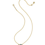 Kendra Scott Parker Fish Short Pendant Necklace | Gold | Abalone Shell - Juli's Wearable Art