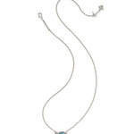 Kendra Scott Parker Fish Short Pendant Necklace | Silver | Abalone Shell - Juli's Wearable Art