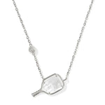 Kendra Scott Pickleball Short Pendant Necklaces in Ivory Mother - of - Pearl - Juli's Wearable Art