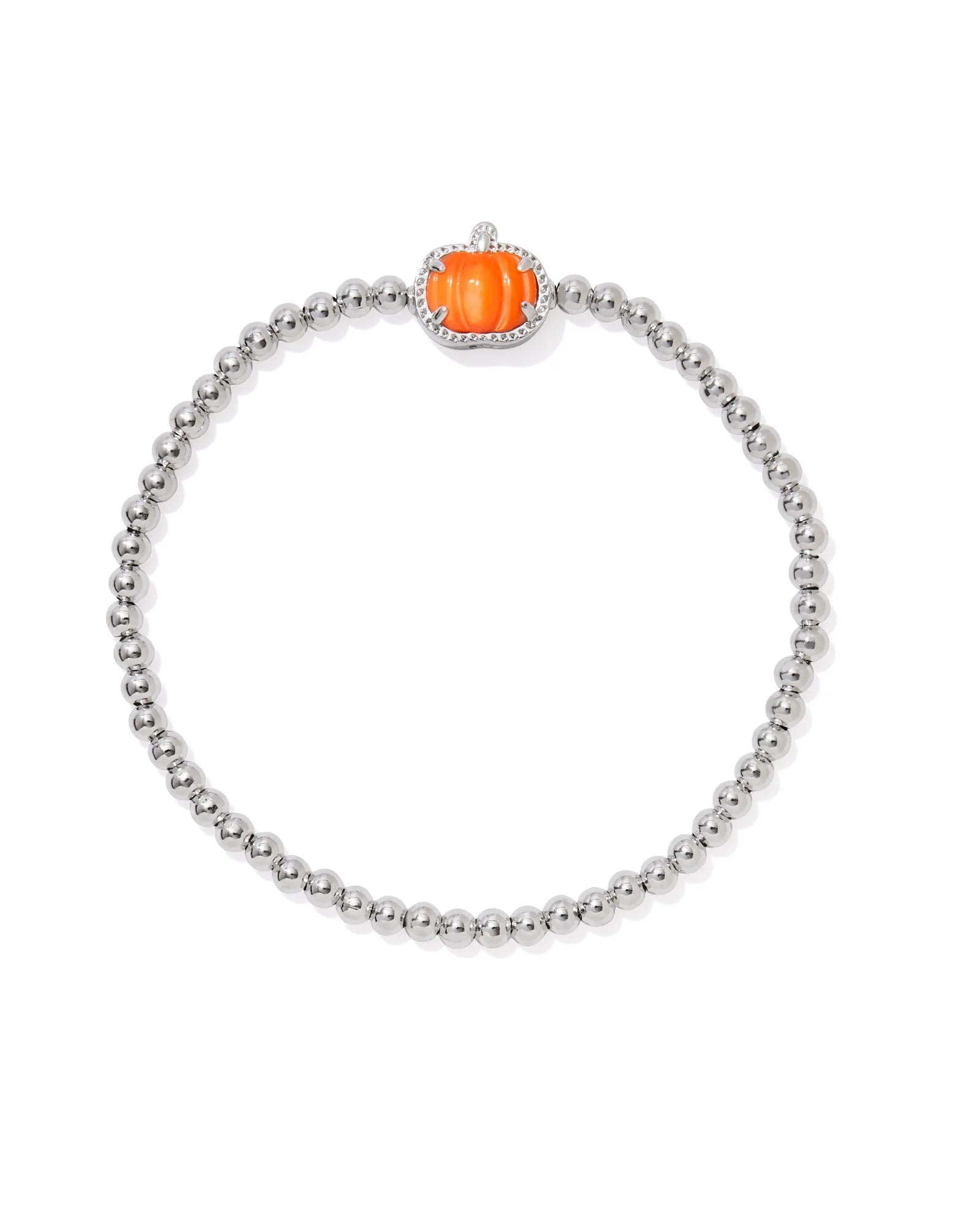 Kendra Scott Pumpkin Stretch Bracelets in Orange Mother-of-Pearl