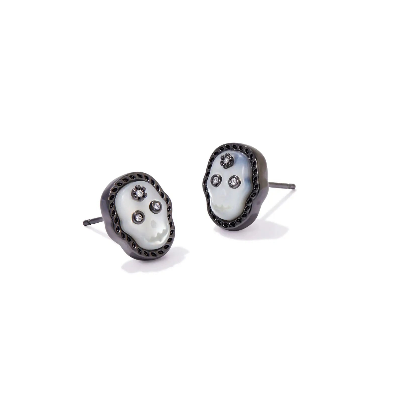 Kendra Scott Skeleton Stud Earrings in Ivory Mother - of - Pearl - Juli's Wearable Art