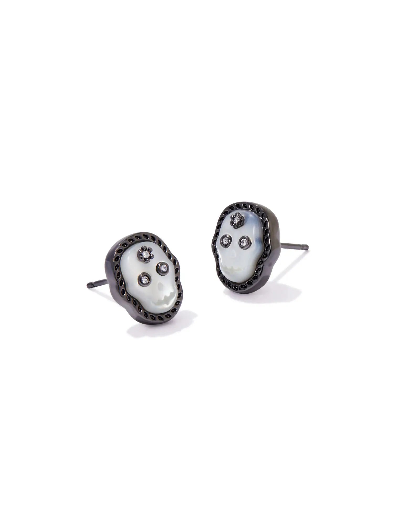 Kendra Scott Skeleton Stud Earrings in Ivory Mother - of - Pearl - Juli's Wearable Art