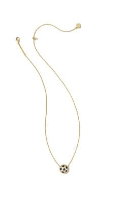 Kendra Scott Soccer Ball Short Pendant Necklace - Juli's Wearable Art