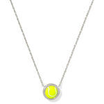 Kendra Scott Tennis Short Pendant Necklaces in Chartreuse Magnesite - Juli's Wearable Art