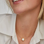 Kendra Scott Volleyball Short Pendant Necklace | Gold - Juli's Wearable Art
