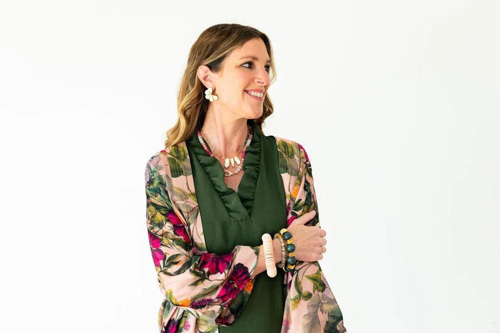 Winton + Waits Kensington Floral Short Kimono