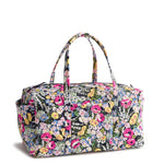 Large Original Duffel Bag | Premium Cotton | Poppy Fields - Juli's Wearable Art