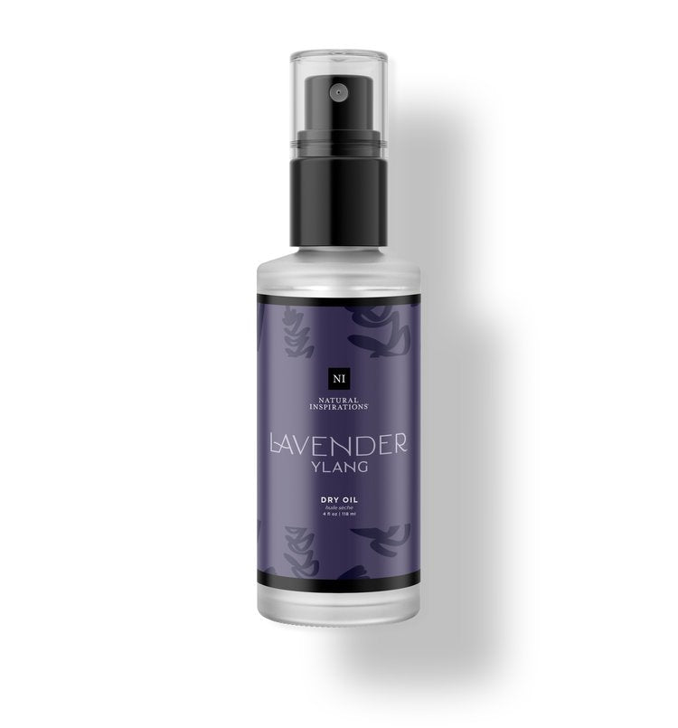Natural Inspirations Lavender Ylang Body + Face Dry Oil
