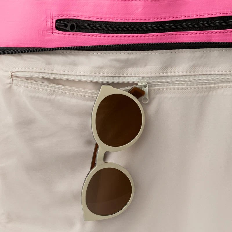 Layover Tote | Pop Pink Box Quilted - Juli's Wearable Art
