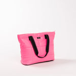 Layover Tote | Pop Pink Box Quilted - Juli's Wearable Art