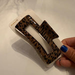 Leopard Print Hair Clips - Juli's Wearable Art