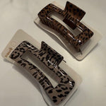 Leopard Print Hair Clips - Juli's Wearable Art