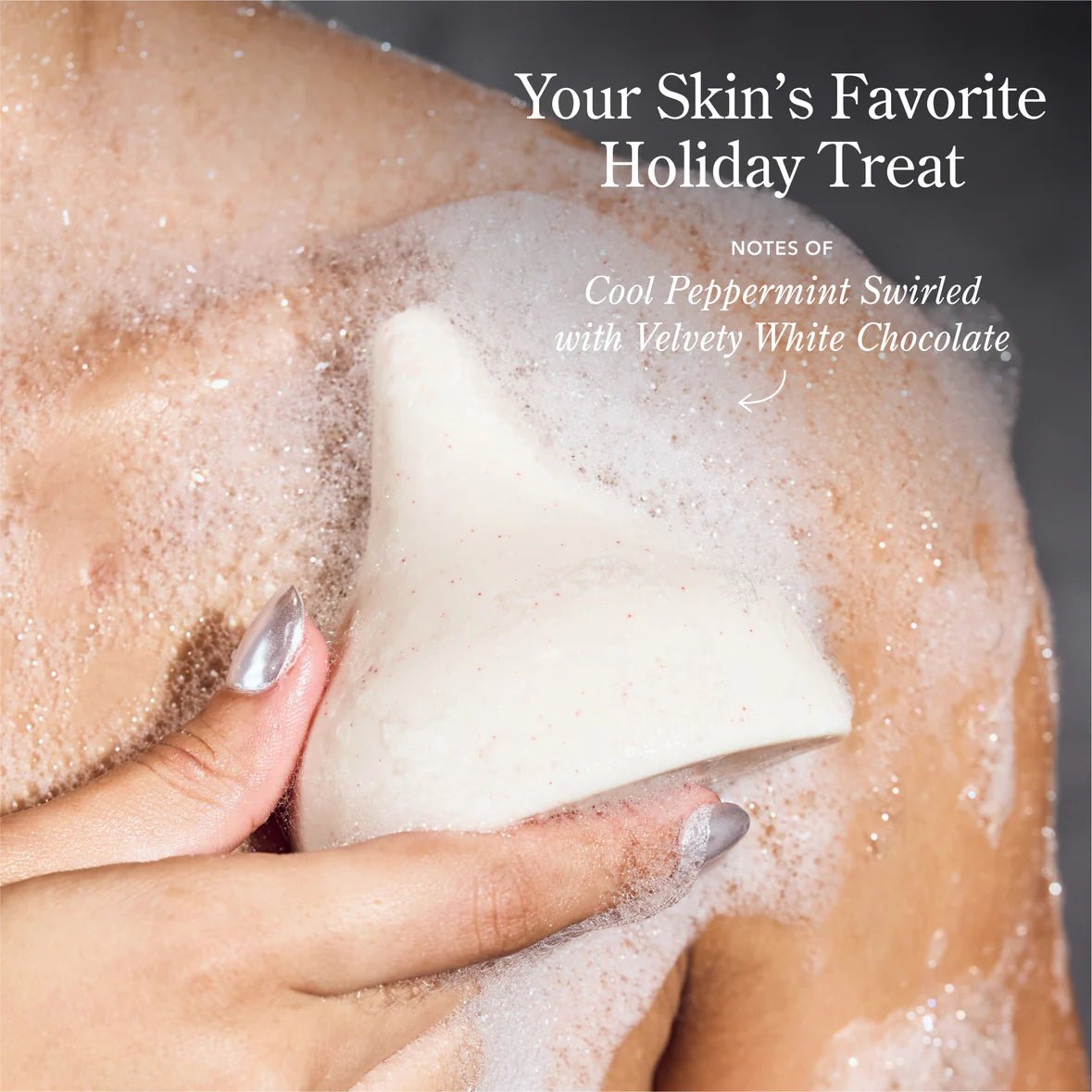 Limited - Edition Beekman 1802 x HERSHEY'S KISSES Candy Cane Goat Milk Soap - Juli's Wearable Art