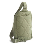 Lorman Sling Backpack | Premium Cotton | Deep Lichen Green - Juli's Wearable Art