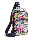 Lorman Sling Backpack | Premium Cotton | Poppy Fields - Juli's Wearable Art