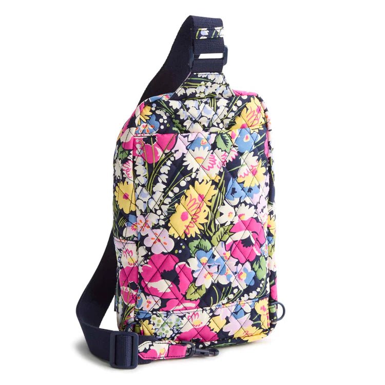 Lorman Sling Backpack | Premium Cotton | Poppy Fields - Juli's Wearable Art