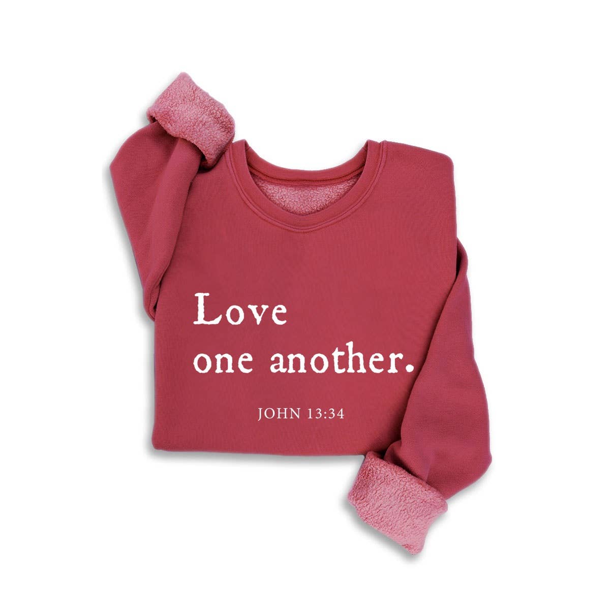 Love One Another Mineral Sweatshirt | John 13:24|
