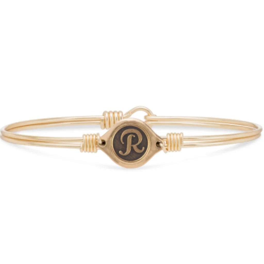 Luca & Danni "Leave Your Stamp" Initial Bangle Bracelets - Juli's Wearable Art
