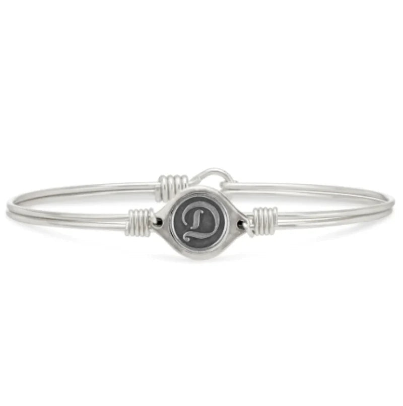 Luca & Danni "Leave Your Stamp" Initial Bangle Bracelets - Juli's Wearable Art