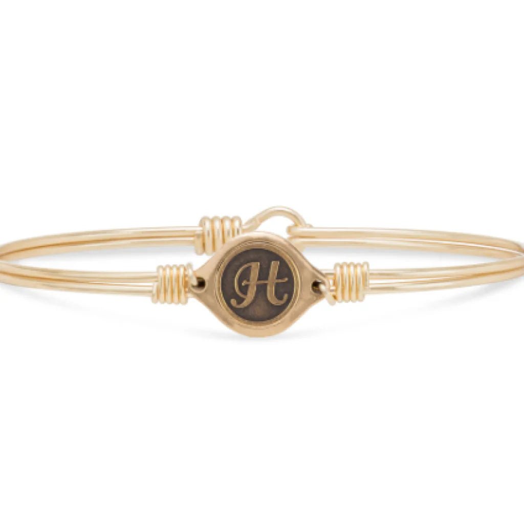 Luca & Danni "Leave Your Stamp" Initial Bangle Bracelets - Juli's Wearable Art