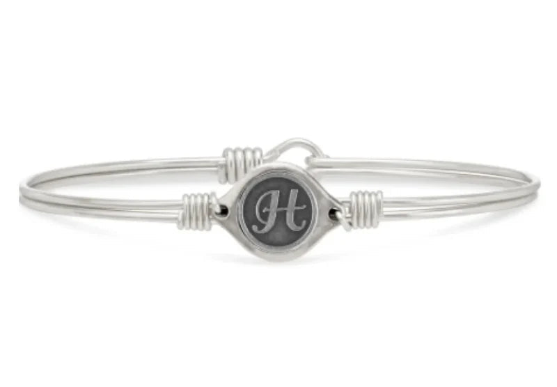 Luca & Danni "Leave Your Stamp" Initial Bangle Bracelets - Juli's Wearable Art