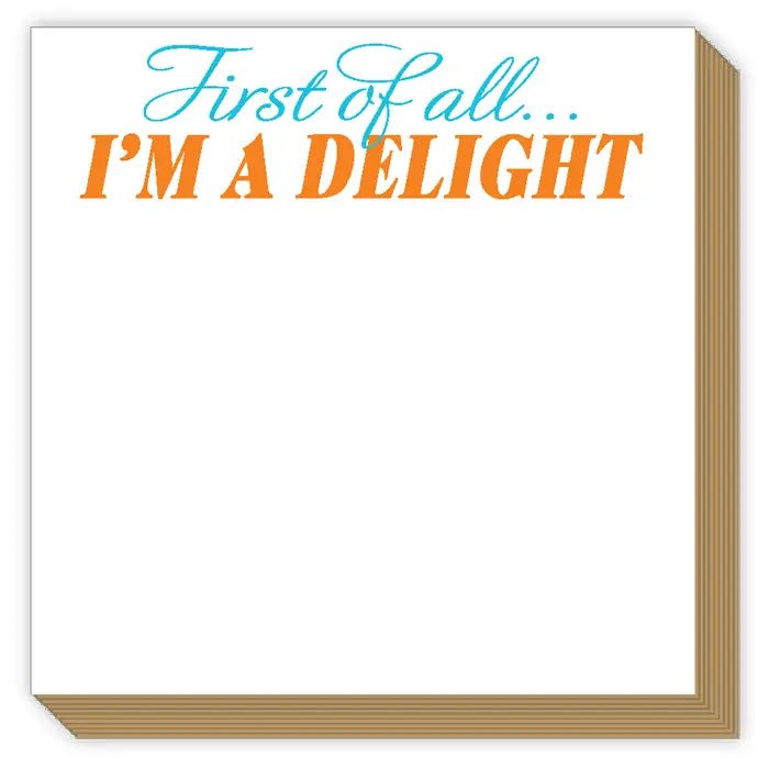 Luxe Mini Notepad | First of All… I'm A Delight - Juli's Wearable Art