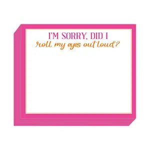 Luxe Mini Notepad | “Panic at the Desk - o” - Juli's Wearable Art