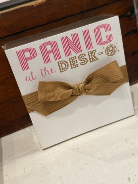 Luxe Mini Notepad | “Panic at the Desk-o” - Juli's Wearable Art