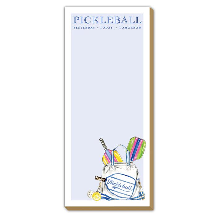 Luxe Skinny Pad | Pickleball “Yesterday Today Tomorrow” - Juli's Wearable Art