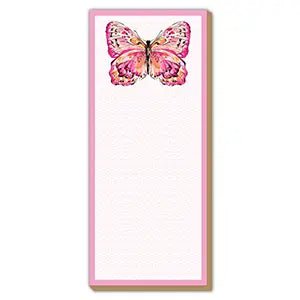 Luxe Skinny Pad | Pink and Yellow Butterfly