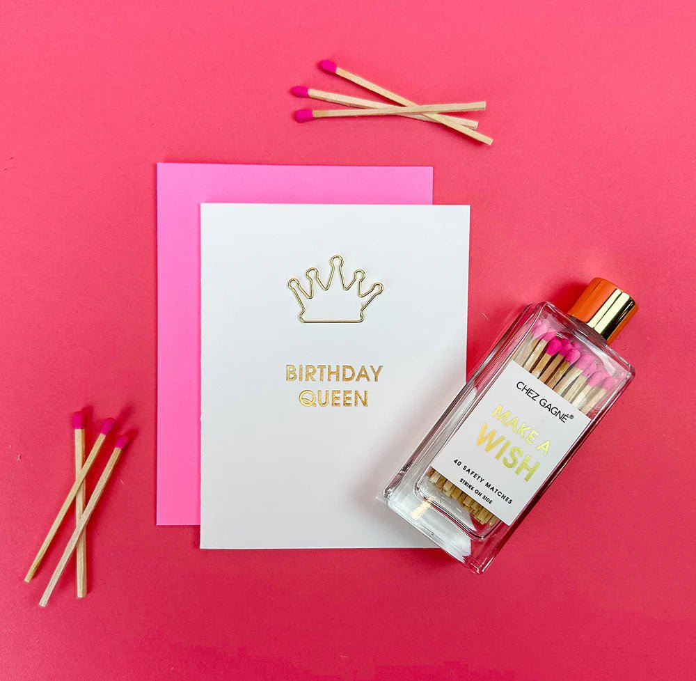 Make a Wish | Bright Pink Matches in Glass Bottle - Juli's Wearable Art