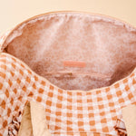Maple Gingham On - the - Go Quilted Weekender Bag - Juli's Wearable Art