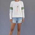 Martini Time Campus Sweater - Juli's Wearable Art